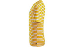 Men's Nike Embroidered Logo Stripe Round Neck Short Sleeve Yellow T-Shirt DQ1863-743