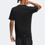 adidas WJ GFX LOGO Sports Round Neck Pullover Short Sleeve Black HI6858