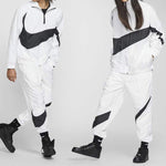 Nike Big Swoosh Sportswear Ar3132-100 Woven Jacket White AR3132-100