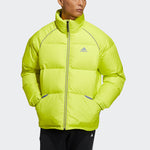 adidas Terrex Super Puffy JKT Outdoor Sports Stay Warm Stand Collar Down Jacket 'Green Yellow' H20752