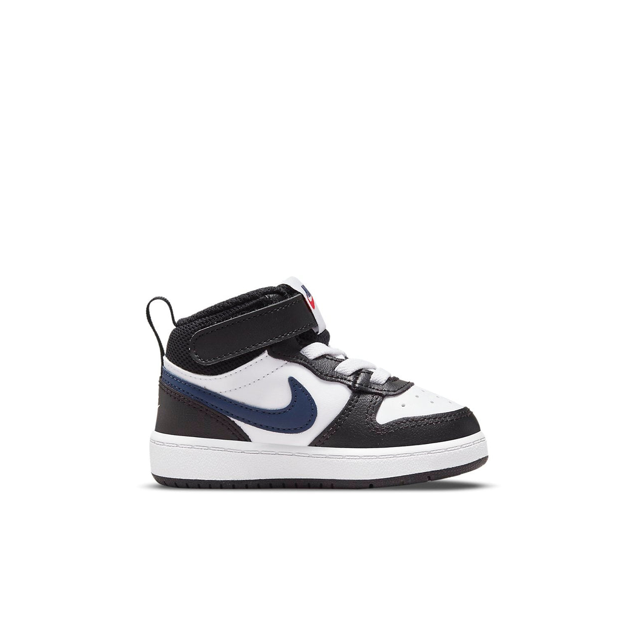 (TD) Nike Court Borough Mid 2 Mid-Top Sneakers Black/White/Red DO5894-161