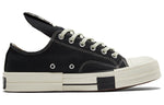 Converse Rick Owens x DRKSHDW DRKSTAR Chuck 70 Low 'Black' 172347C