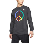 Nike x Olivia Kim Long Sleeve Tee 'Off Noir/Metallic Silver' CT3088-045