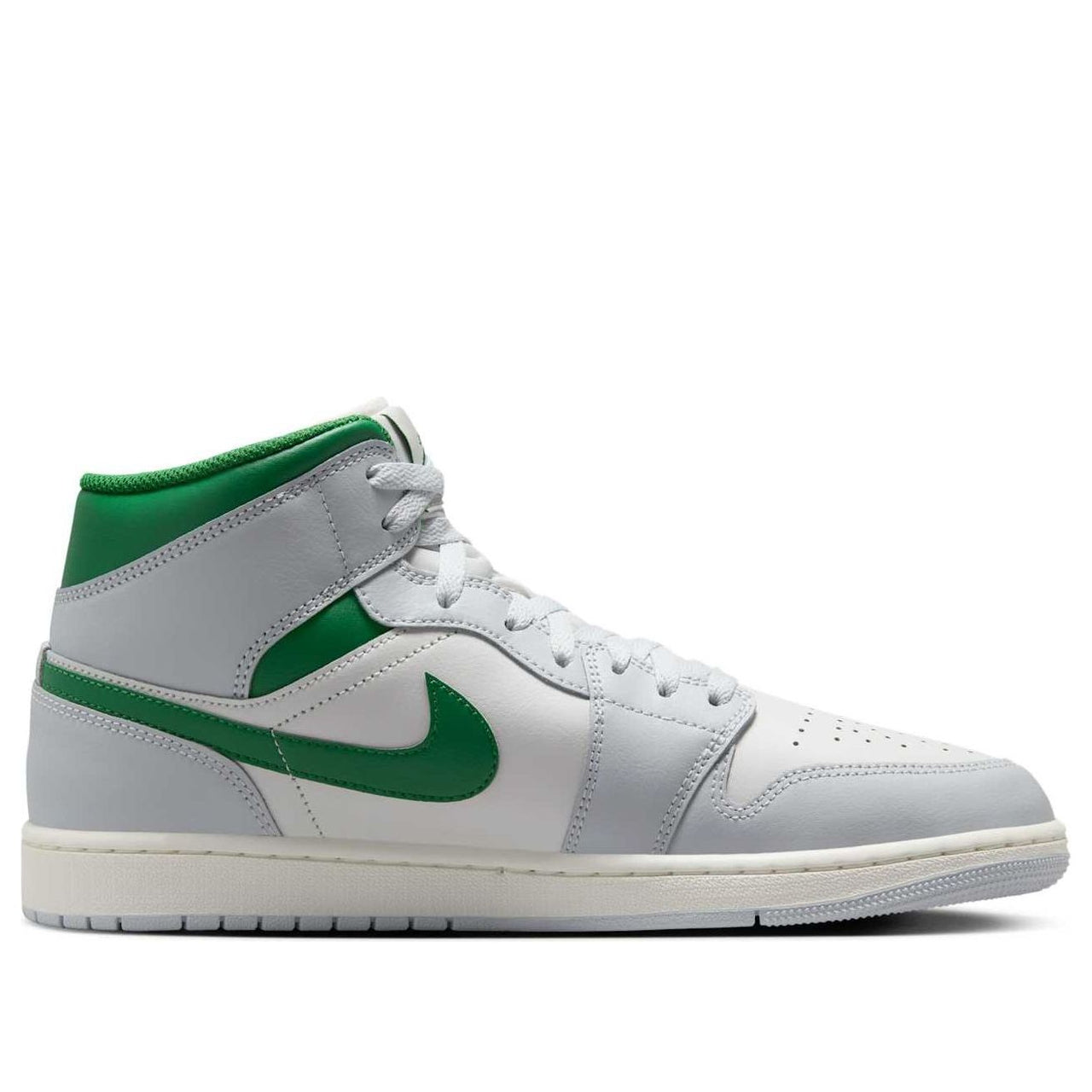 Air Jordan 1 Mid 'Summit White Lucky Green' DQ8426-142