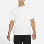 Men's Nike Solid Color Sports Round Neck Short Sleeve White T-Shirt CQ4006-100