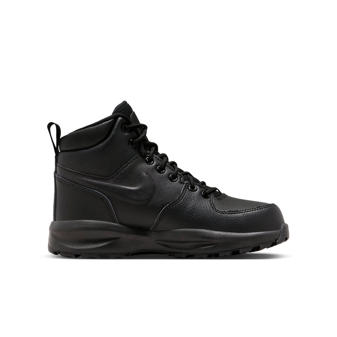 (GS) Nike Manoa Leather 'Triple Black' BQ5372-001