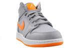 (GS) Air Jordan 1 Mid Wolf Grey Bright Citrus 'Grey' 554725-008