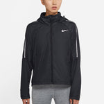 (WMNS) Nike Shield Running Breathable Windproof Sports Black Jacket CU3386-010