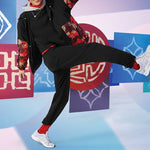 Men's adidas neo Cny Swt Limited Funny Pattern Sports Round Neck Pullover Black HM7487