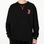 adidas Juve Lny Cr Swt limited Juventus Embroidered team logo Soccer/Football Sports Pullover Black H67143
