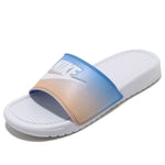 (WMNS) Nike Benassi JDI Print Slide 'White Hyper Royal' 618919-122