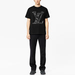 LOUIS VUITTON x NBA Unisex SS21 Logo Printing Black 1A8X0U
