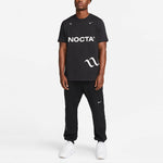 Men's Nike Alphabet Logo Printing Round Neck Short Sleeve Black T-Shirt DM1724-010