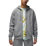 Nike Solid Color Brand Zipper Hooded Long Sleeves Hoodie Men's Grey DQ7351-091