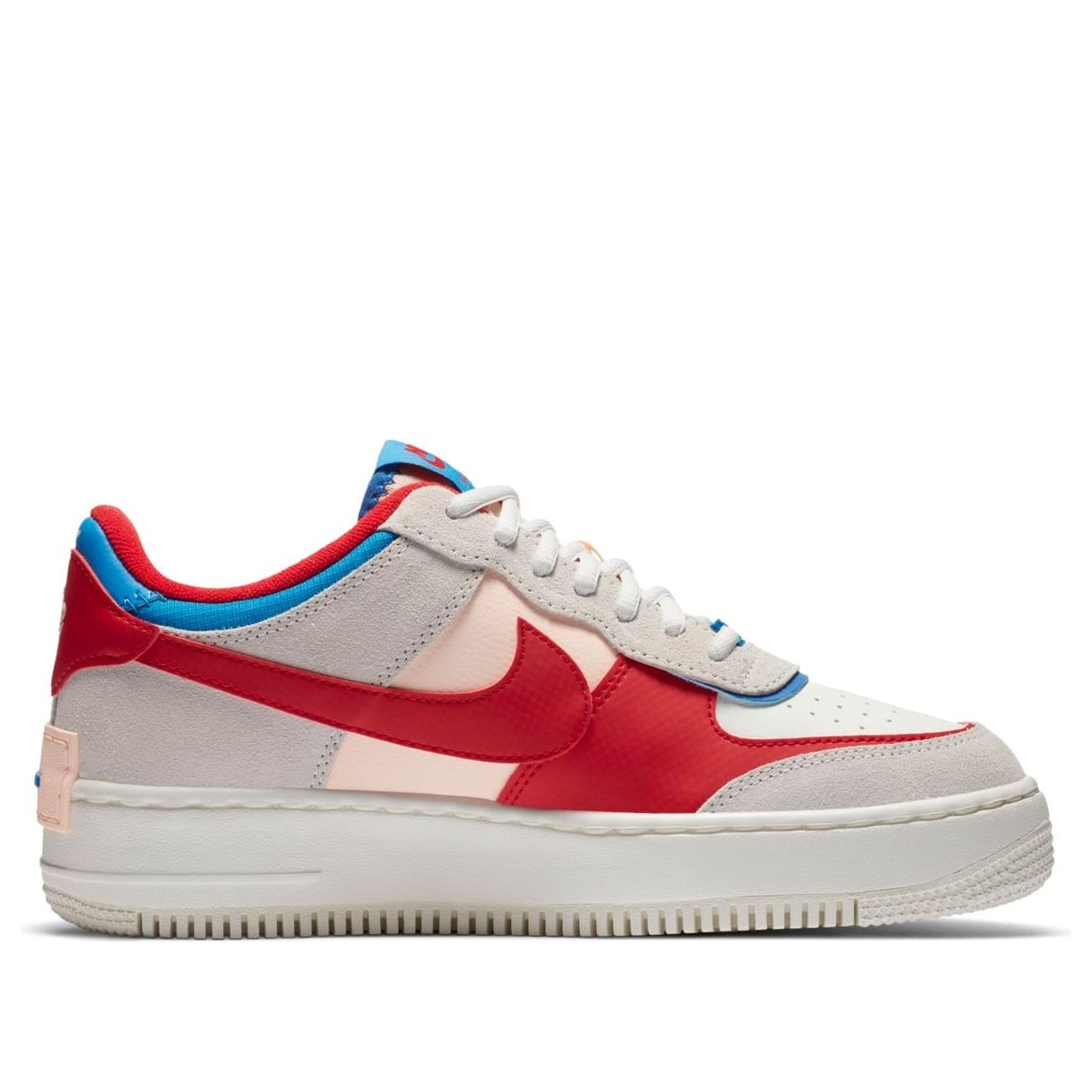 (WMNS) Nike Air Force 1 Shadow 'Sail Royal Red' CU8591-100