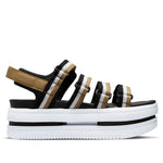 (WMNS) Nike Icon Classic Sports Black Brown Sandals 'Black Brown' DH0223-002