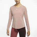 (WMNS) Nike AS W NK One LUXE DF LS STD Top Rose WHISPER DD0621-609