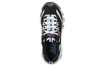 (WMNS) Skechers D Lites Low-Top Running Shoes Black/Blue 11947-BKBL
