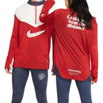 Nike Lab x Gyakusou Half Zip Long-Sleeve Top 'Sport Red Thunder Blue' CD7110-611