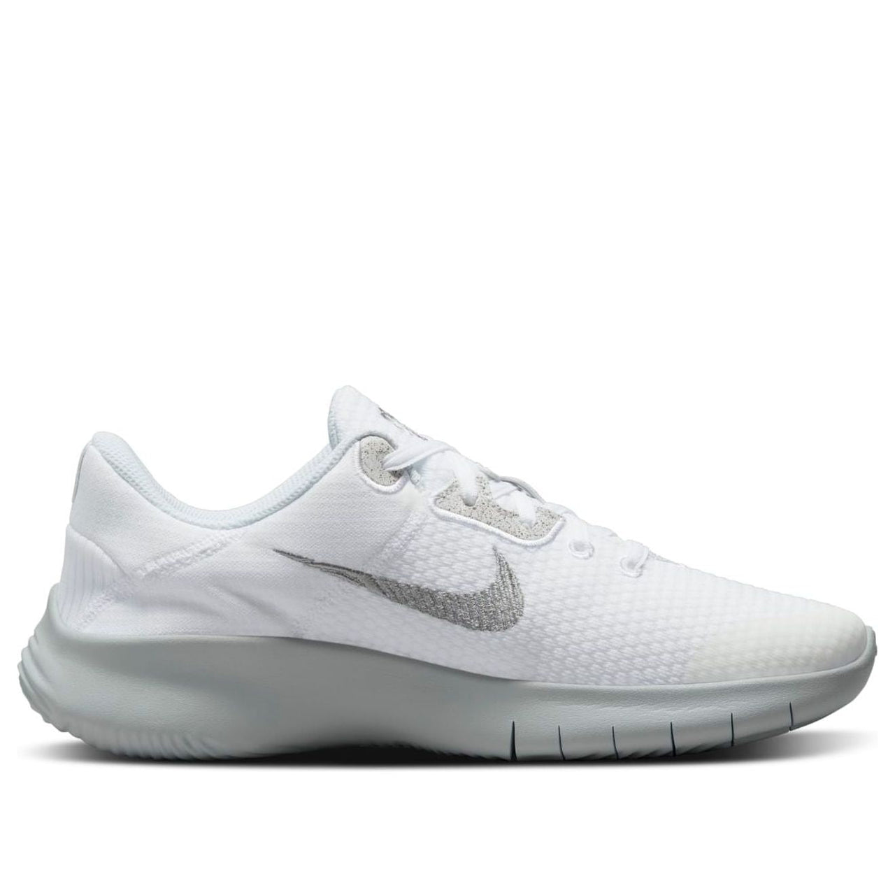 (WMNS) Nike Flex Experience Run 11 Wide 'White Metallic Silver' DH8254-100