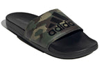 adidas Adilette Comfort Sandals Casual Sports Slippers Black Green Camouflage Unisex 'Black Green' GW1053