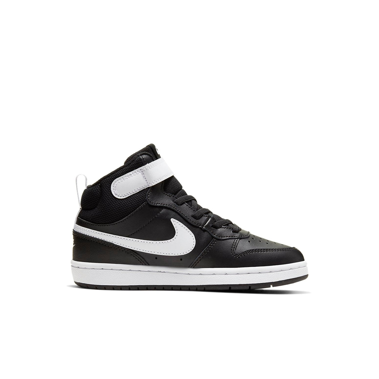 (PS) Nike Court Borough Mid 2 'Black White' CD7783-010