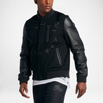Men's Nike Destroyer Jacket Pattern Windproof Stay Warm Black 802645-010