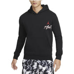 Air Jordan Graphic Fleece Pullover Flight Hoodie 'Black' DQ7506-011