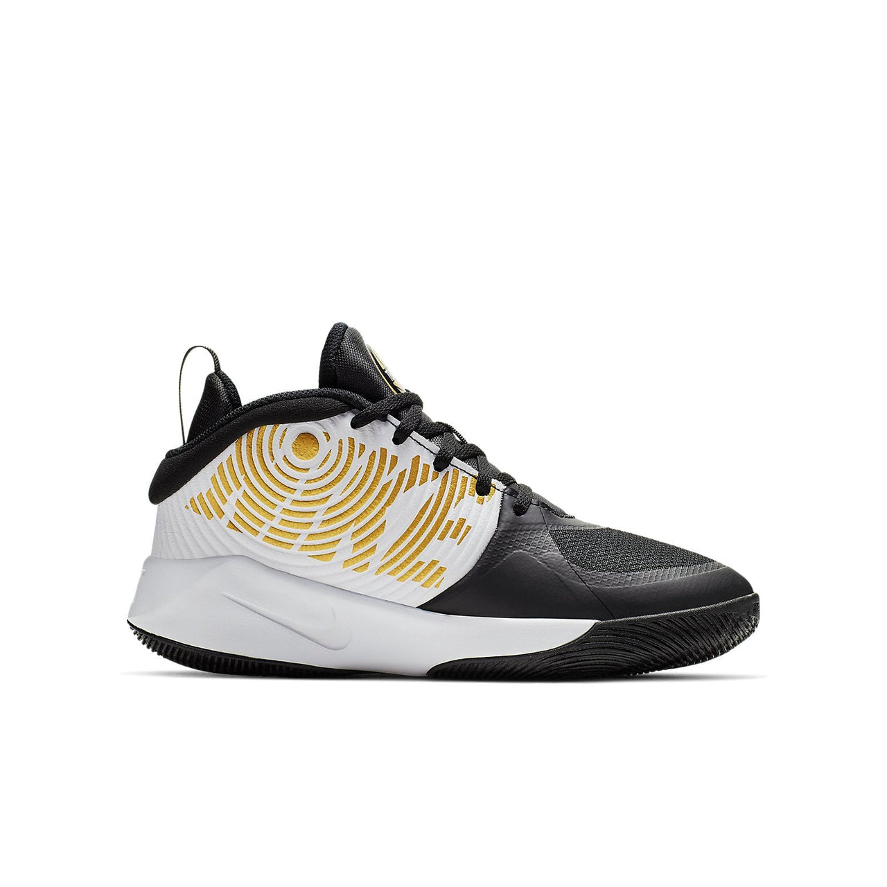 (GS) Nike Team Hustle D9 'Black Metallic Gold' AQ4224-004