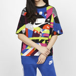 (WMNS) Nike Sportswear Loose Fit Short Sleeve 'Multi' AT0565-010