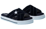(WMNS) Converse One Star Sandal Slip 'Black White' 564143C