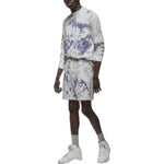 Air Jordan Sport DNA Splash Ink Printing Casual Sports Shorts Blue DM1873-366