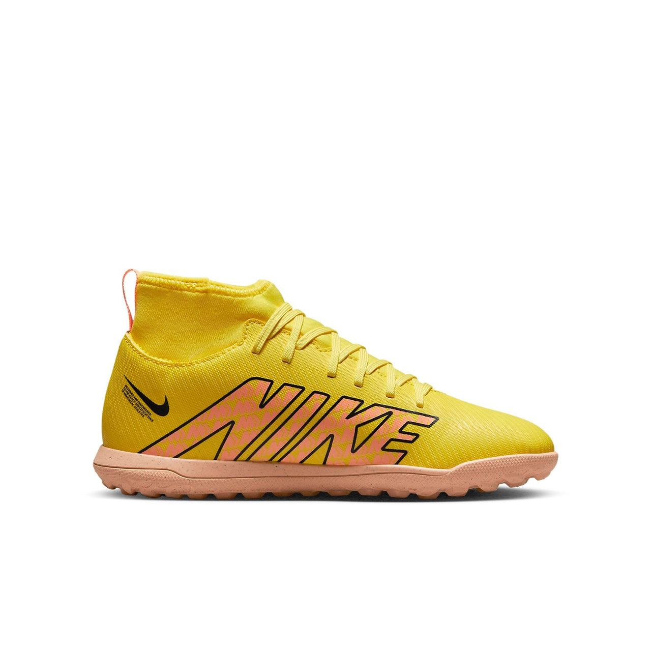 (GS) Nike Mercurial Superfly 9 Club TF Turf 'Yellow Pink' DJ5954-780