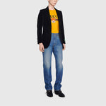 Kai x Gucci Crossover SS21 Loose Round Neck Short Sleeve Yellow 548334-XJDJH-7219