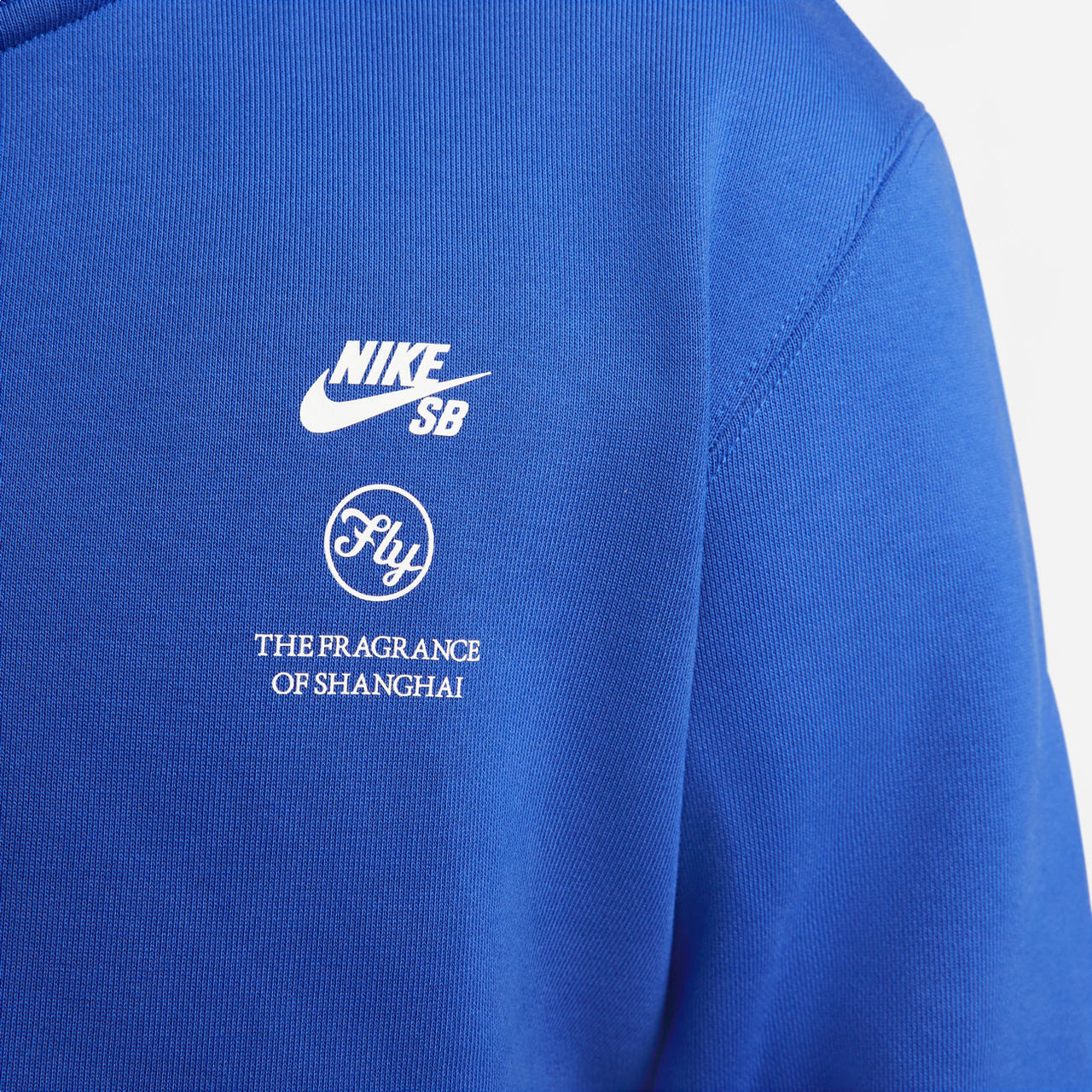 Nike sb x Fly Streetwea Fleece Half Zip Hoodie 'Blue' DQ7313-480