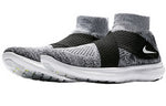 (WMNS) Nike Free RN Motion Flyknit 2017 'Black White' 880846-001