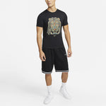 Nike Printing Basketball Sports Round Neck Short Sleeve Black DM2468-010