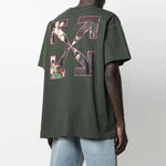 Off-White SS21 Printing Arrow Short Sleeve Loose Fit Black OMAA038S21JER0055901