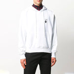 Off-White Pullovers Long Sleeve Cotton Logo Sweatshirt OMBB037F20FLE0020110
