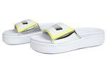 (WMNS) PUMA Platform Slide TZ 'White Silver' 369421-01