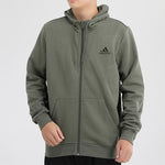adidas M E Comf Hd Tt Knit Casual Pullover Hooded Jacket Green GD5462