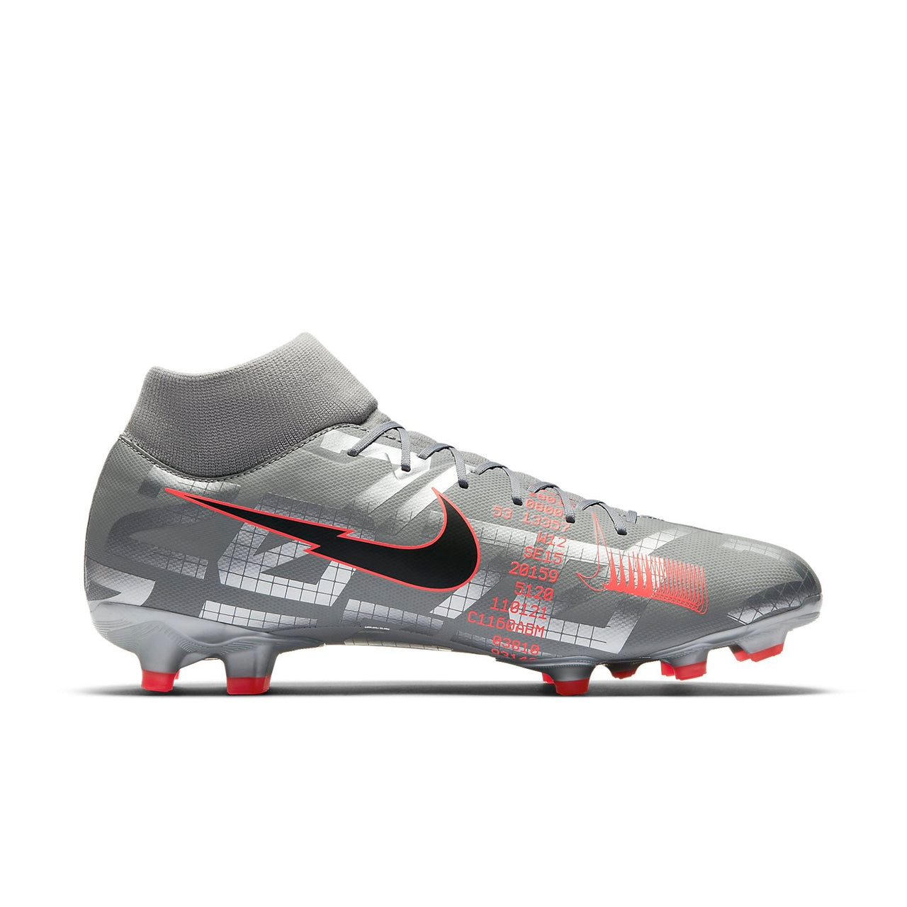 Nike Mercurial Superfly 7 Academy MG 'Metallic Grey Crimson' AT7946-906