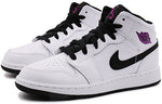(GS) Air Jordan 1 Mid 'Black Fuchsia Blast' 555112-138