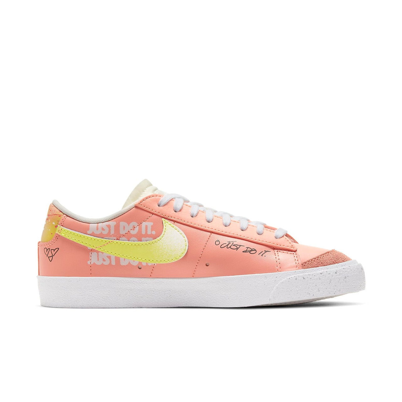 (WMNS) Nike Blazer Low '77 Doodle Yuanyang Swoosh For Pink DJ4281-641