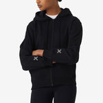 (WMNS) KENZO FW20 Alphabet Printing hooded Zipper Hoodie Black FA62BL8004MS-99
