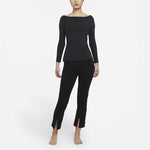 (WMNS) Nike Training Hooded Sports Long Sleeve T-Shirt Black DA0720-010
