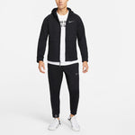 Men's Nike Solid Color Logo Training Fleece Bundle Feet Sports Pants/Trousers/Joggers Black DM6592-010