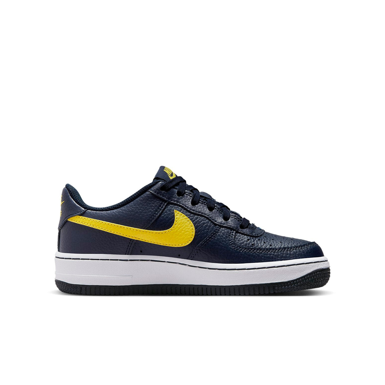 (GS) Nike Air Force 1 Low 'Black Yellow' DV7762-400