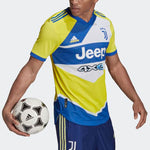 adidas Juventus 21/22 Third Authentic Jersey 'Shock Yellow' GM7175