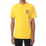 Vans Michael Pevory Retro Printing Short Sleeve Couple Style Yellow VN0A4RP785W